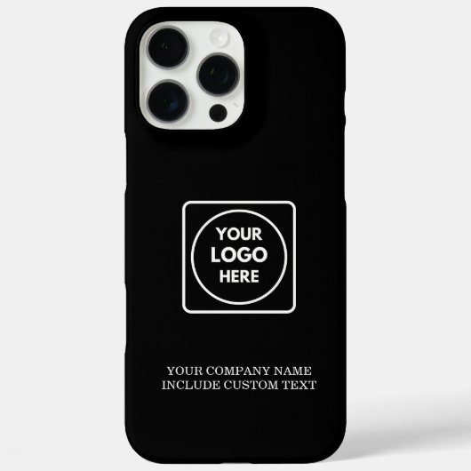 Professional Business Logo Text iphone case Case-Mate iPhoneケース (裏面)