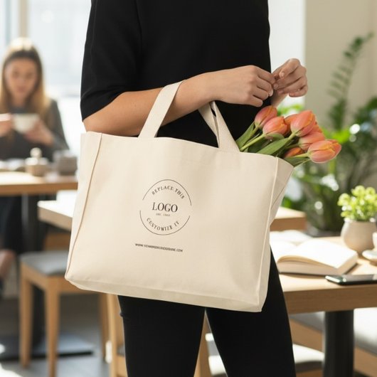 Professional Business Logo website Simple  ミニトートバッグ