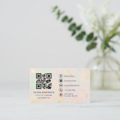 Professional Business Opal QR Code 名刺 (スタンド正面)
