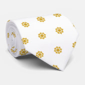 Professional Business Pattern Cute Captain White ネクタイ (ロール)