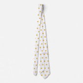 Professional Business Pattern Cute Captain White ネクタイ (裏面)