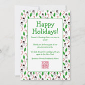 Professional Business Vendor Holiday Card シーズンカード (正面)