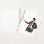 Professional Businessman in Suit with Pointer プランナー手帳 (ディスプレー)