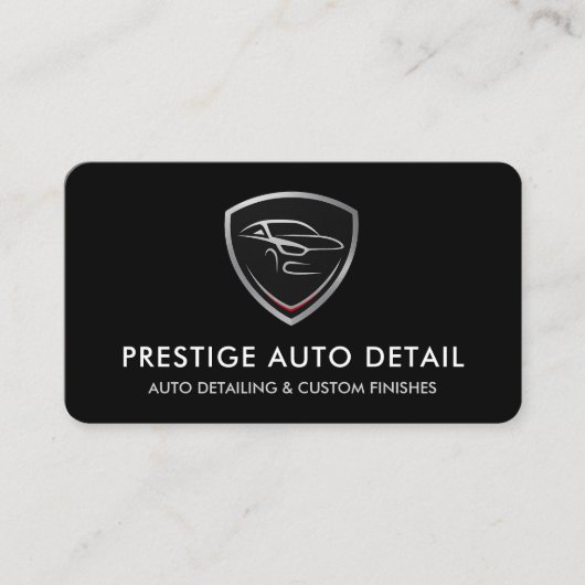 Professional Car Wash Detailing Service 名刺 (正面)