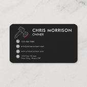 Professional Car Wash Detailing Service 名刺 (裏面)