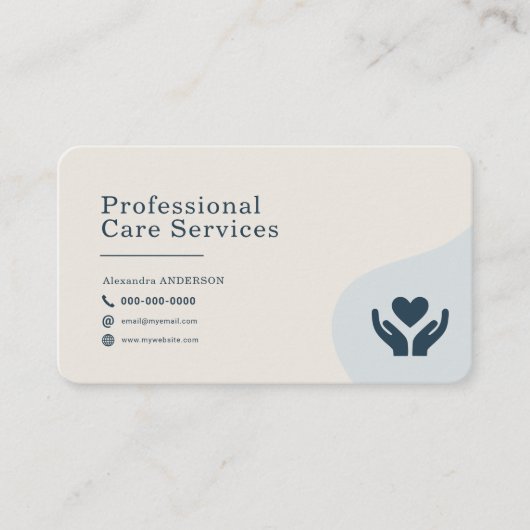 Professional Care Services 名刺 (正面)