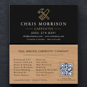 Professional Carpenter Carpentry QR Code 名刺