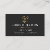 Professional Carpenter QR Code 名刺 (正面)