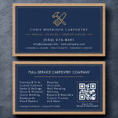 Professional Carpentry Services QR Code 名刺