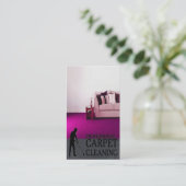 Professional Carpet Cleaning Service Business Card 名刺 (スタンド正面)