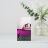 Professional Carpet Cleaning Service Business Card 名刺 (スタンド正面)