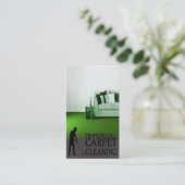Professional Carpet Cleaning Service Business Card 名刺 (スタンド正面)