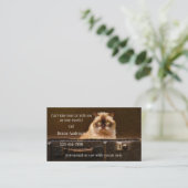 Professional Cat Sitter Business Card 名刺 (スタンド正面)