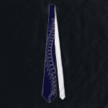 Professional Chiropractor Elegant Navy Blue ネクタイ<br><div class="desc">Professional Chiropractor Navy Blue Tie.</div>