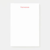 Professional classical calligraphy name custom red ポストイット (正面)