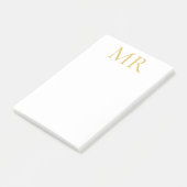 Professional Classical Monogram Minimalist Plain ポストイット (アングル)