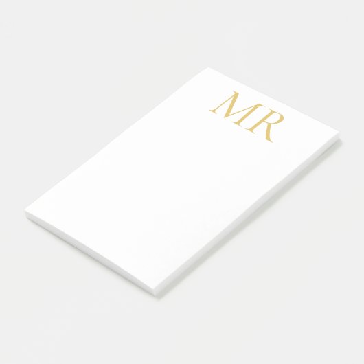 Professional Classical Monogram Minimalist Plain ポストイット (アングル)
