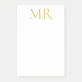 Professional Classical Monogram Minimalist Plain ポストイット (正面)