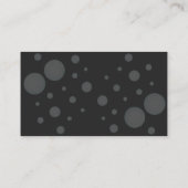 Professional Cleaning Service Black 名刺 (裏面)