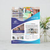 Professional Cleaning Service Flyer Template (スタンド正面)