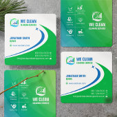 Professional Cleaning Service, Gardening, Disposal スクエア名刺