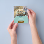 Professional Cleaning Services Logo チラシ (手)