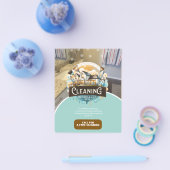 Professional Cleaning Services Logo チラシ (シングル)