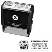 Professional Company Logo, Business Return Address セルフインキングスタンプ