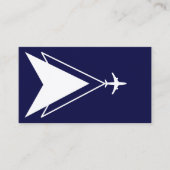 Professional Company Pilot Navy Blue Aviation  名刺 (正面)