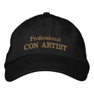 Professional CON ARTIST embroidered trucker hat 刺繍入りキャップ