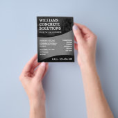 Professional concrete company チラシ (手)