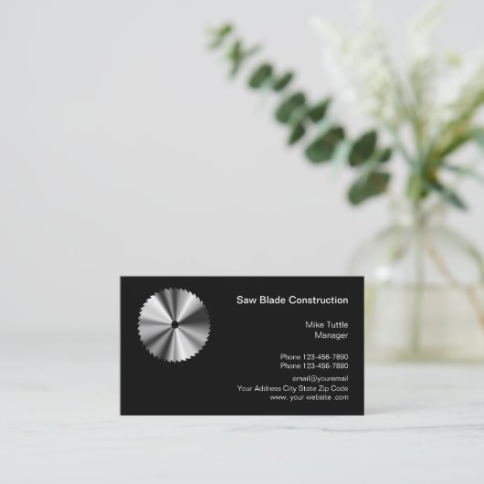 Professional Construction Company 名刺 (スタンド正面)