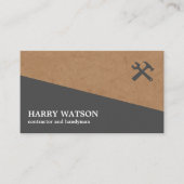 Professional Construction Contractor & Handyman 名刺 (正面)