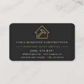 Professional Construction Tradesman 名刺 (正面)