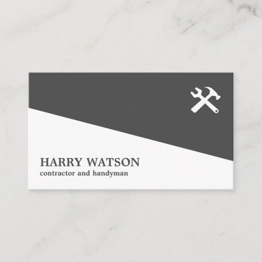 Professional Contractor Handyman Home Improvement 名刺 (正面)