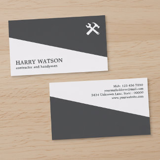 Professional Contractor Handyman Home Improvement 名刺