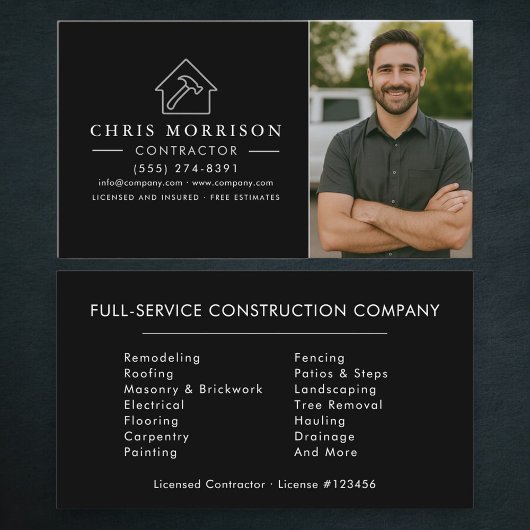 Professional Contractor Photo 名刺