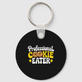 Professional Cookie Eater Cookie Lover Chocolate C キーホルダー (正面)