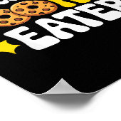 Professional Cookie Eater Cookie Lover Chocolate C ポスター (角)