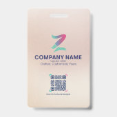 Professional Corporate Executive Photo Business バッジ (Back)