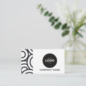 Professional Corporate Logo & QR Code Business Car 名刺 (スタンド正面)