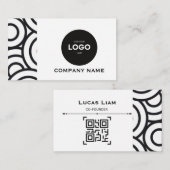 Professional Corporate Logo & QR Code Business Car 名刺 (正面/裏面)