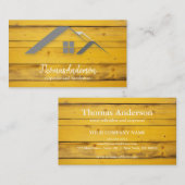 Professional Custom Black Building Construction  名刺 (正面/裏面)