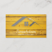 Professional Custom Black Building Construction  名刺 (正面)