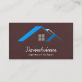 Professional Custom Black Building Construction 名刺 (正面)