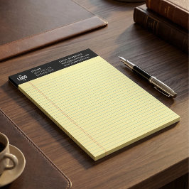 Professional Custom Business Logo Black Notepad  ノートパッド