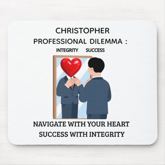 Professional Dilemma Personalized Office Mousepad  マウスパッド (正面)