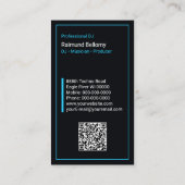 Professional DJ Turntable 名刺 (裏面)