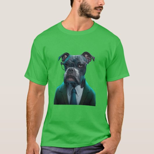 Professional dog retro retro tシャツ (正面)