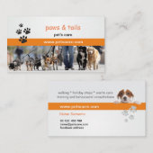 Professional Dog Trainer Business Card 名刺 (正面/裏面)